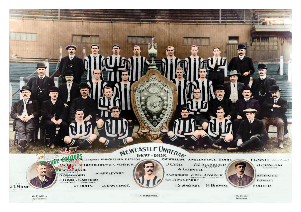 Newcastle United 1907/08 World Vintage Colours