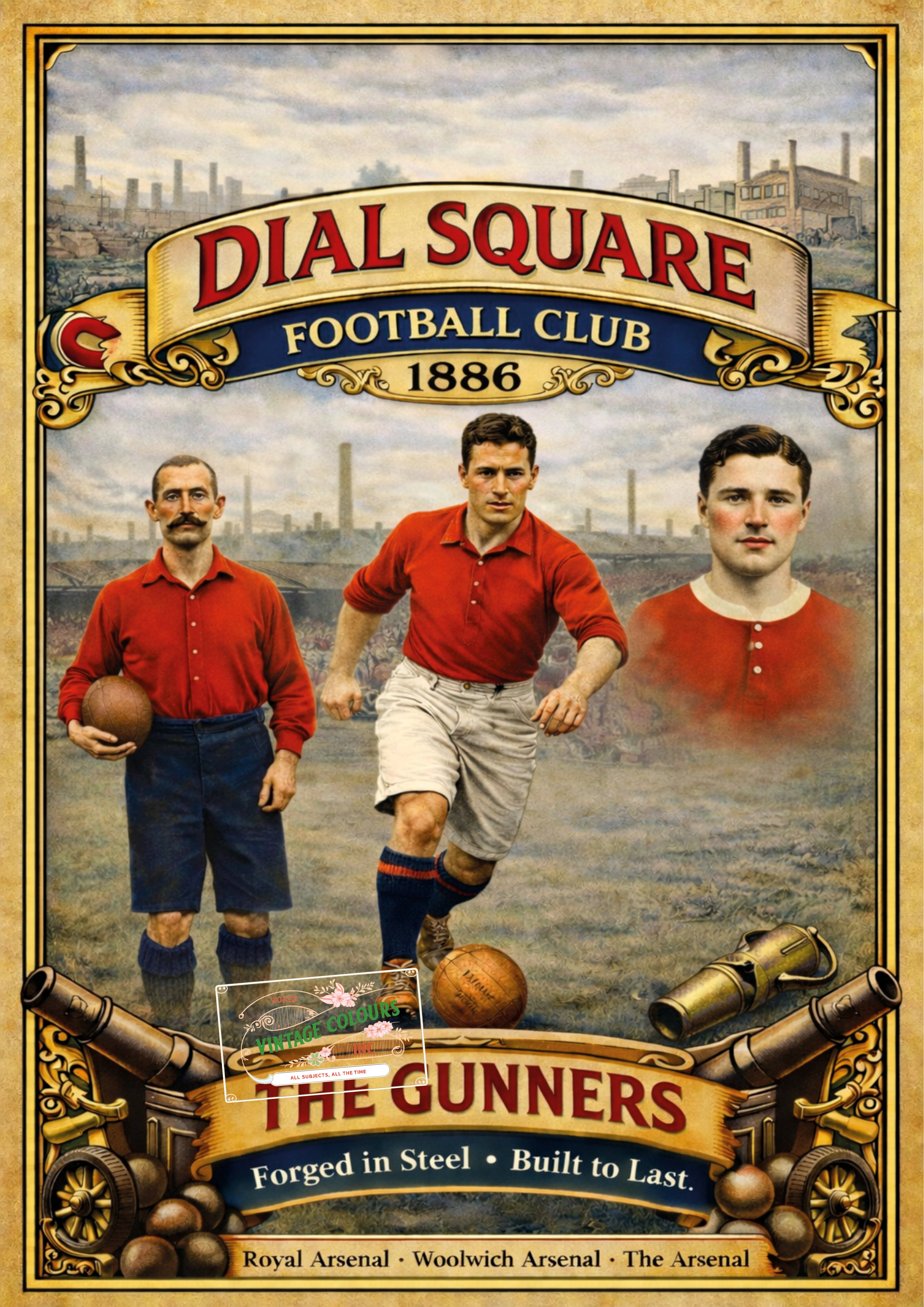 Historic Football Prints - Dial Square 1886 (Arsenal FC)