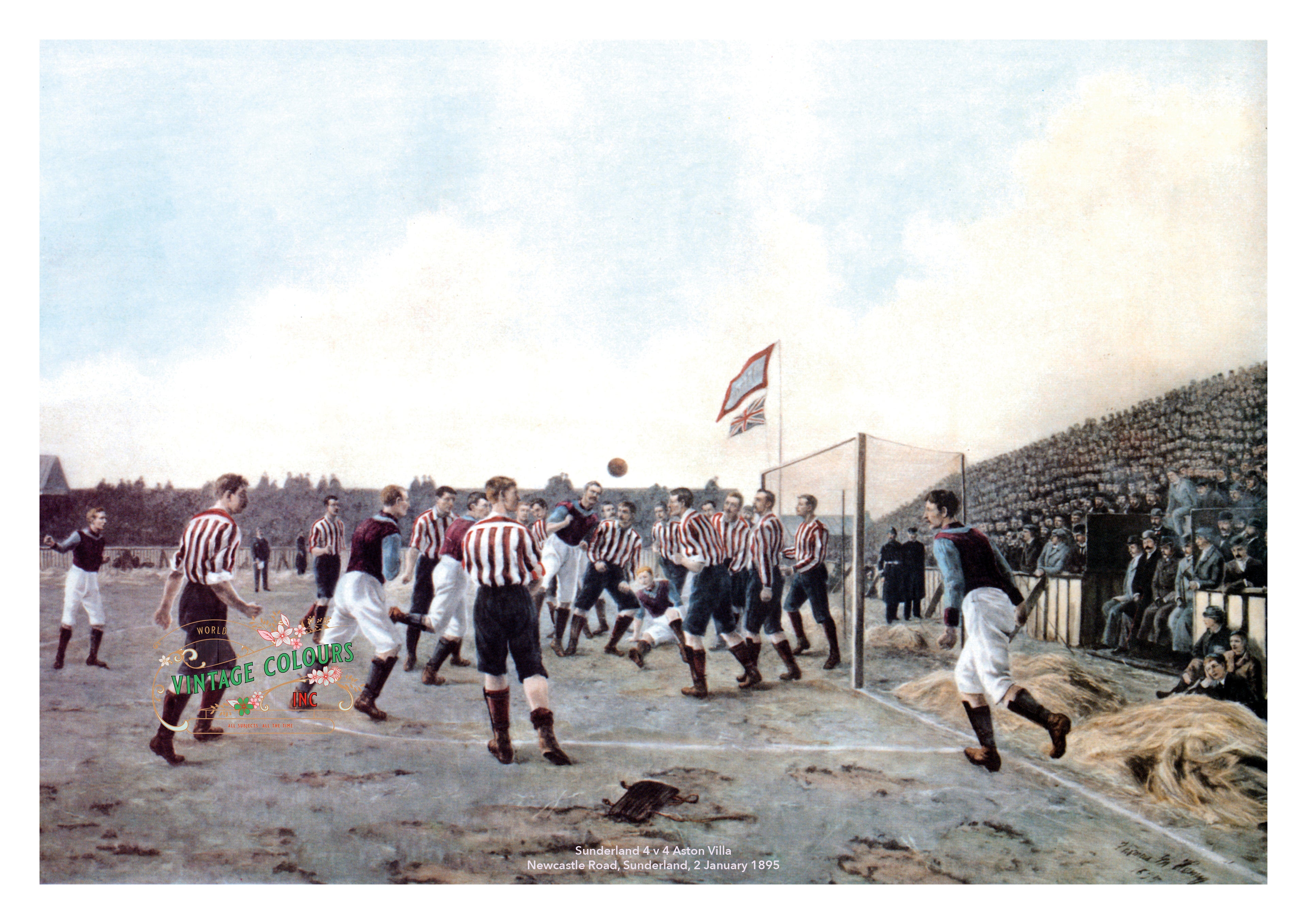 Hemy Painting - Sunderland v Aston Villa 1895