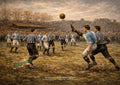 Historic Football Prints - 1891 FA Cup Final - Notts County v Blackburn Rovers