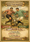 Historic Football Prints - Sunderland v Celtic, 1892 World Club Championship