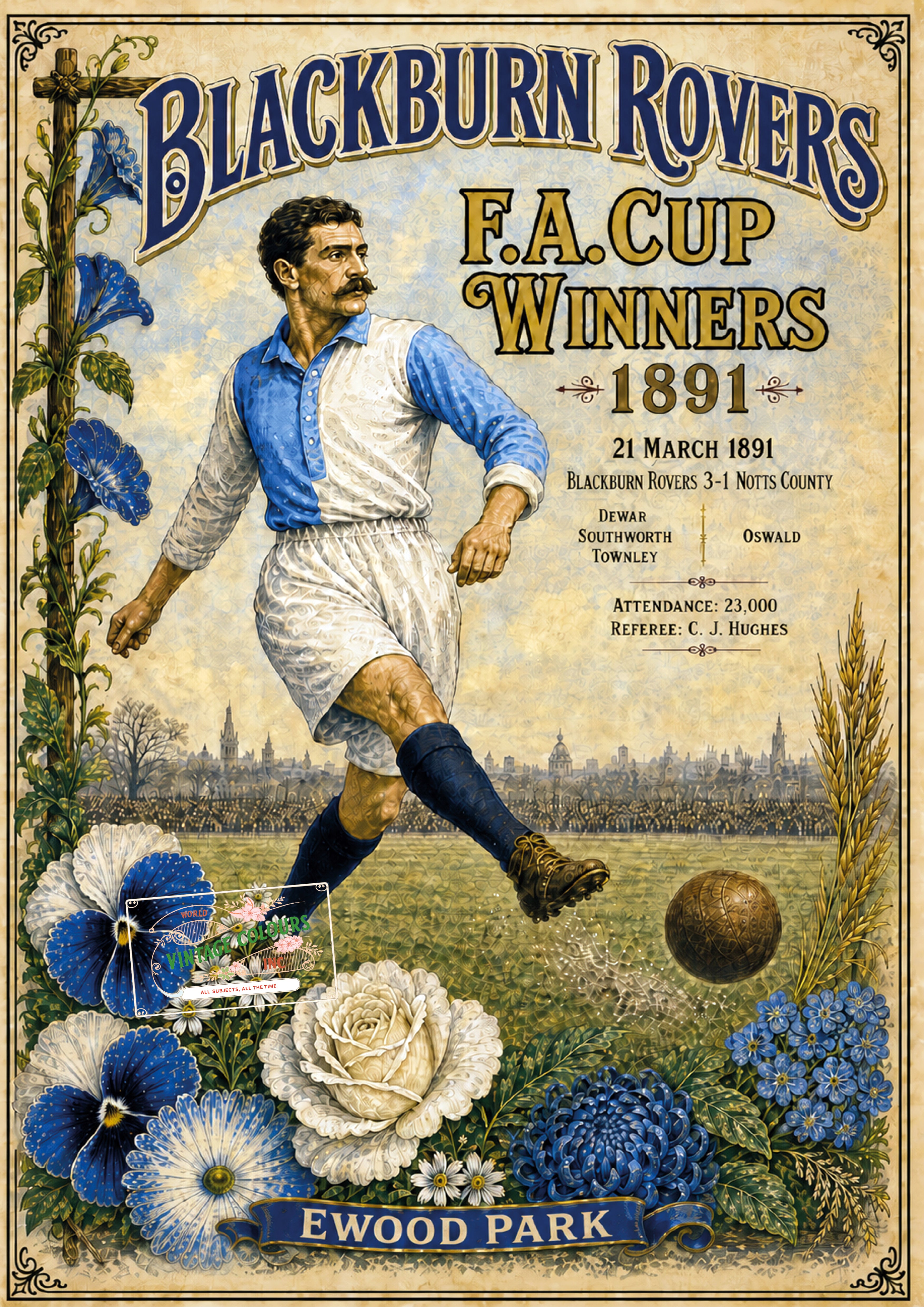 Blackburn Rovers - 1891 FA Cup Final