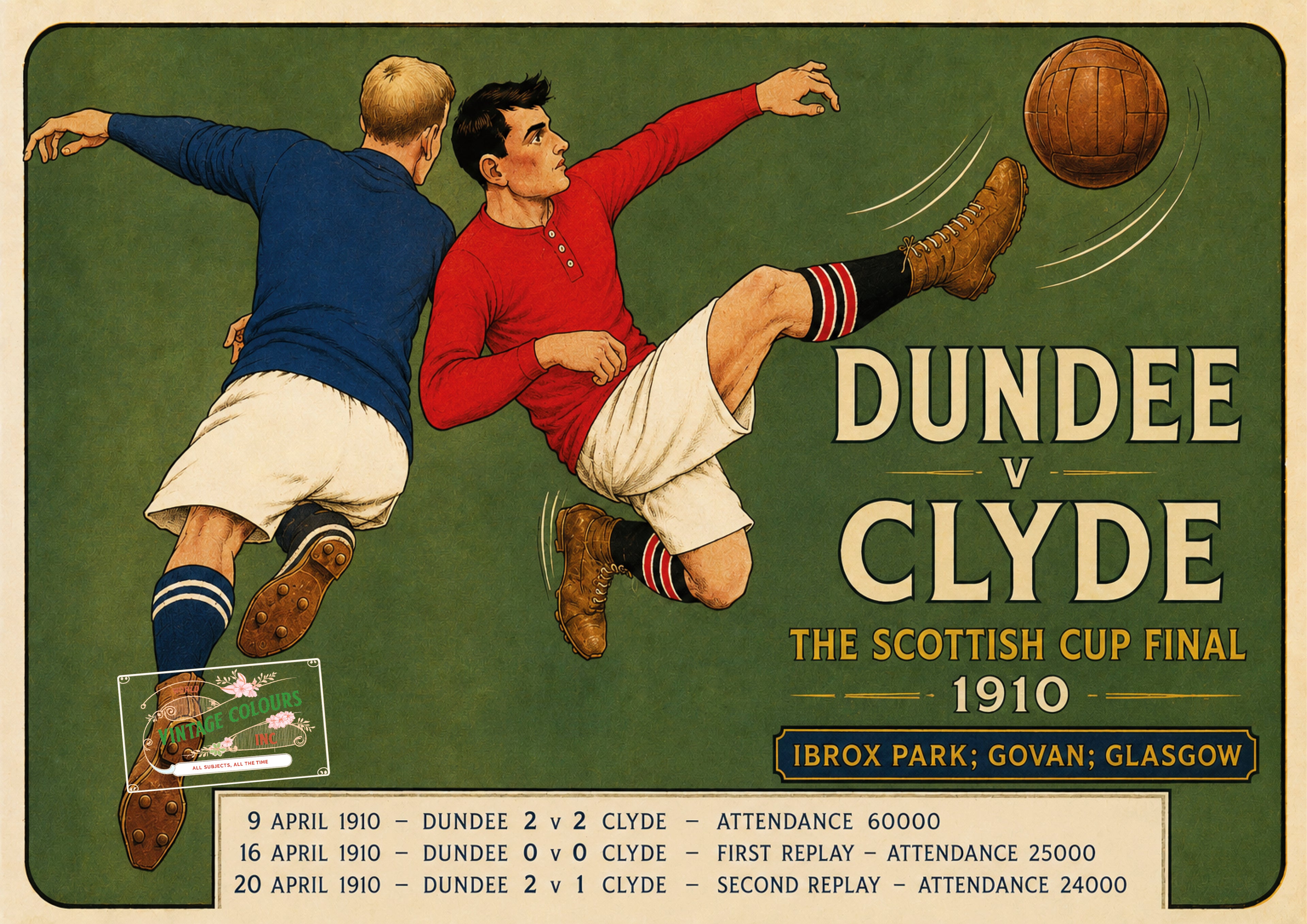 Dundee v Clyde, 1910 Scottish Cup Final