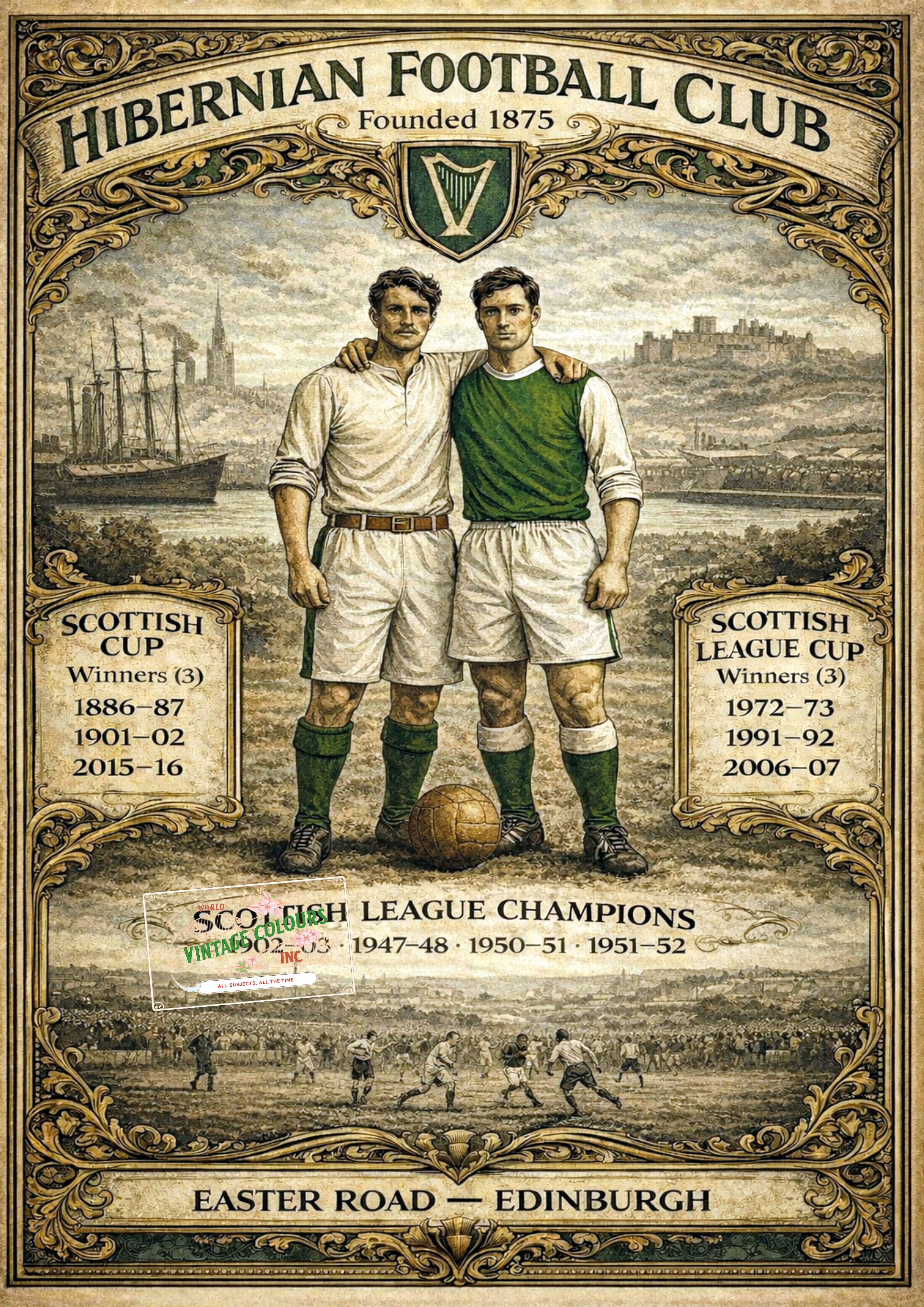 Historic Football Prints - Hibernian FC