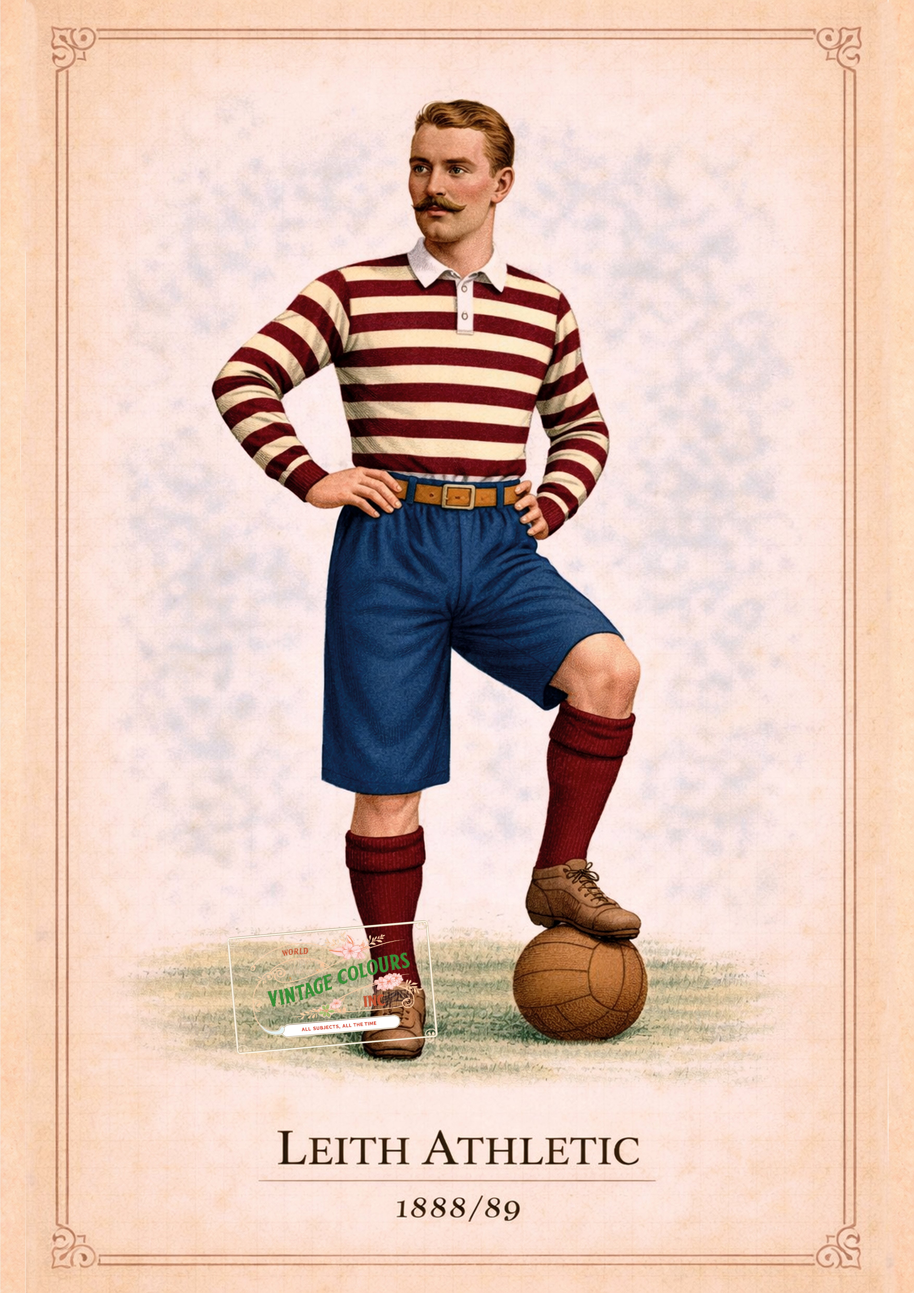 Leith Athletic 1888/89, Club Colours Series (Scotland)