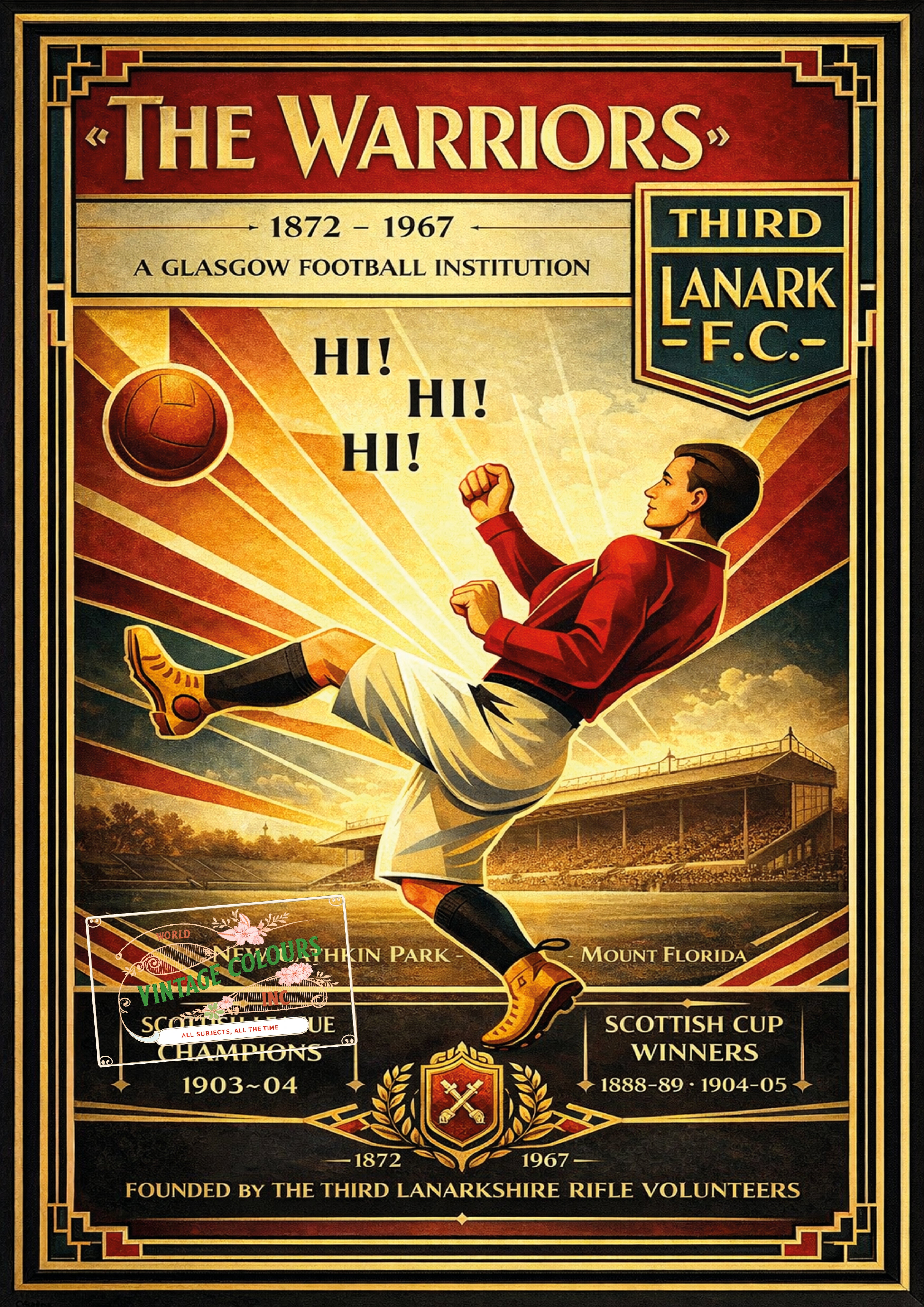 Third Lanark 1872 to 1967 - Art Deco