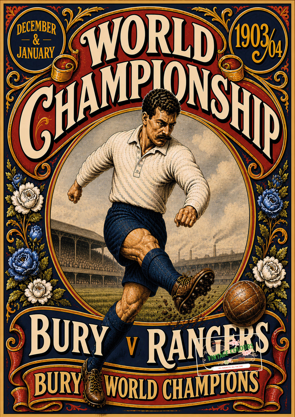 1903/04 World Championship - Bury v Rangers