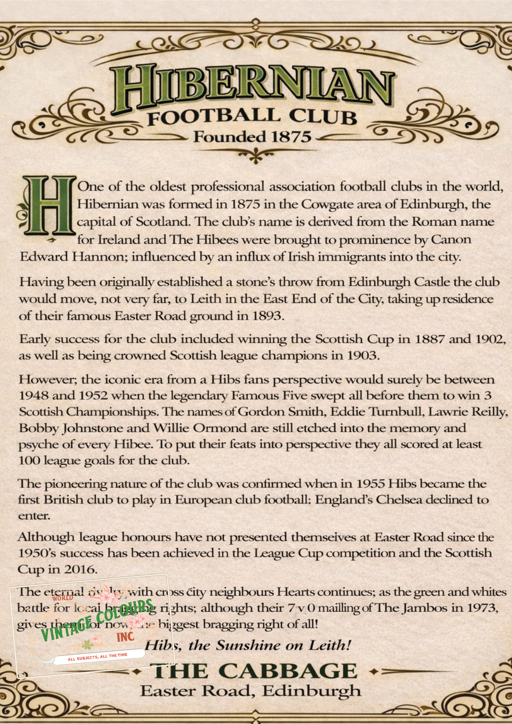 British Teams Series - Hibernian