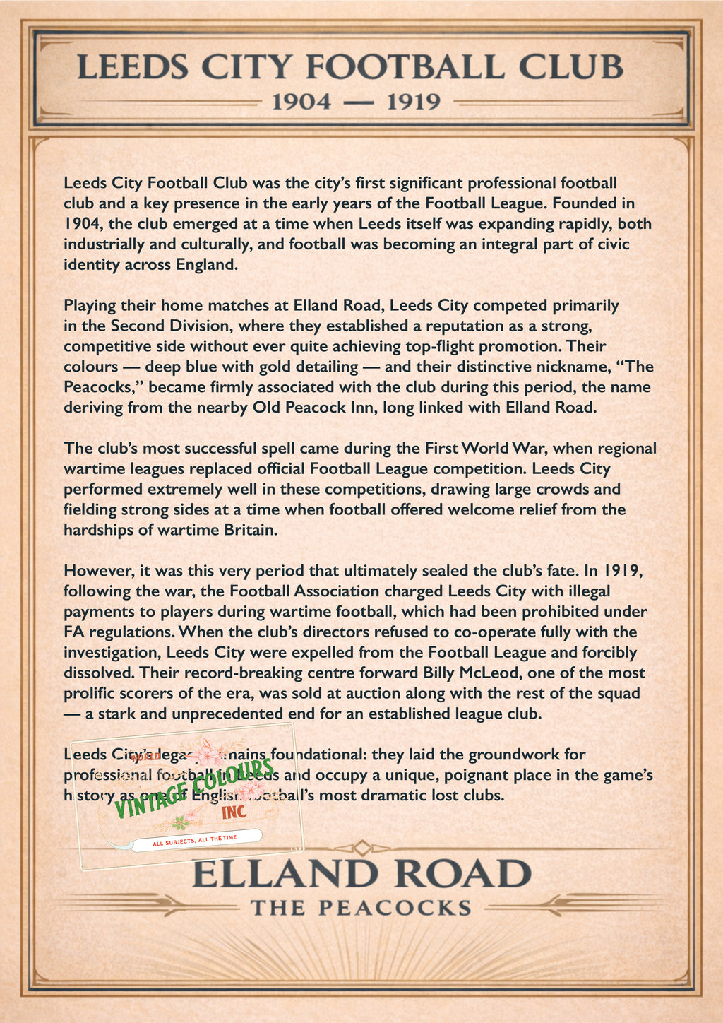 British Teams Series - Leeds City