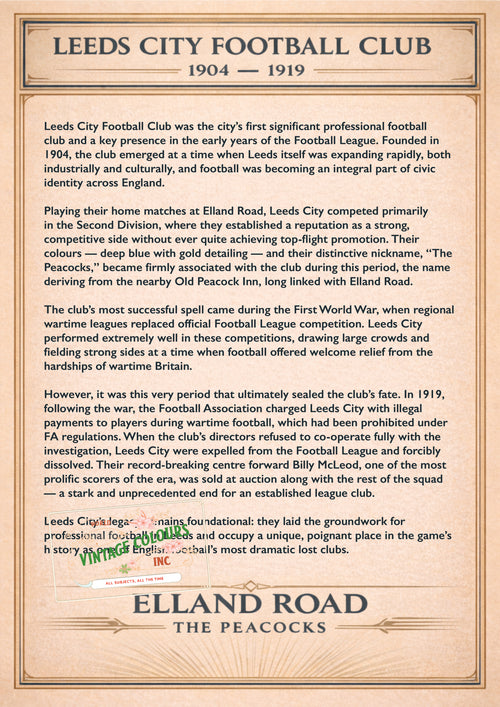 British Teams Series - Leeds City