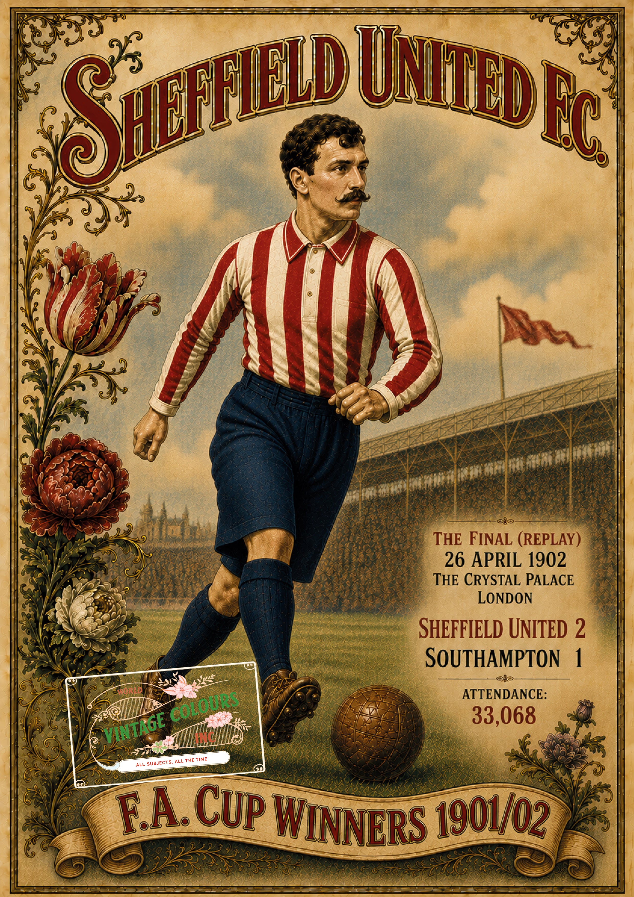 1901/02 FA Cup Final - Sheffield United v Southampton